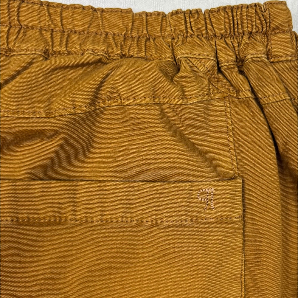 Pilcro Anthropologie Izzie Brown Wide Leg Cropped Pants Women 2X Barrel Pull-On - Picture 11 of 11